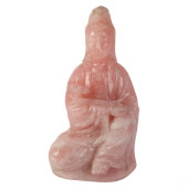 CHINESE CARVED NATURAL ROSE QU