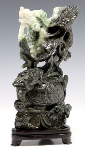 CHINESE CARVED NEPHRITE JADE S