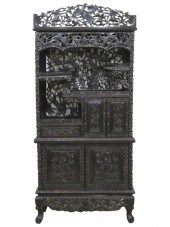 CHINESE CARVED OPEN WORK WOOD