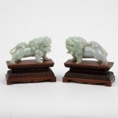CHINESE CARVED PALE-GREEN JADE