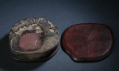 CHINESE CARVED PEACH-FORM INKS