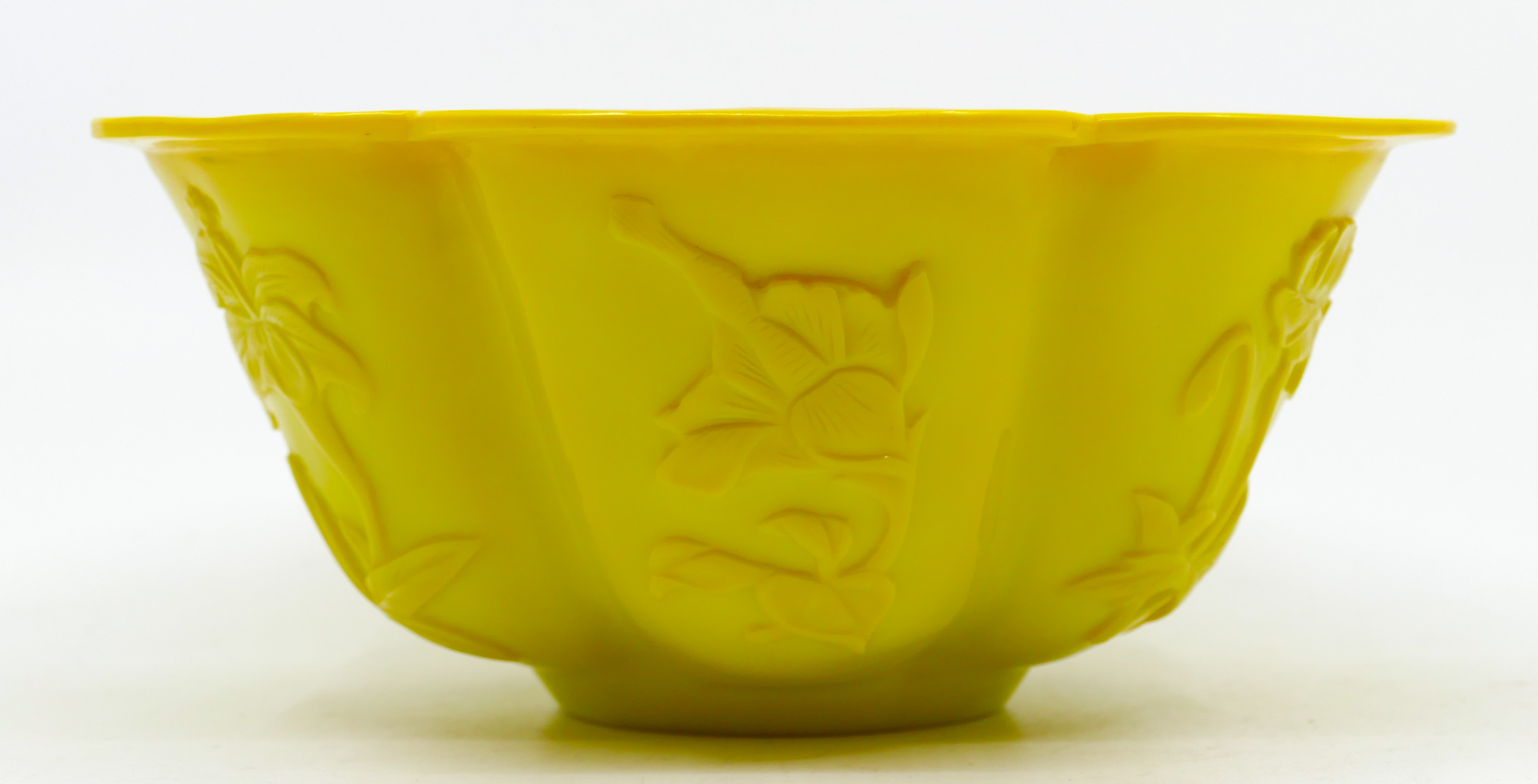 Chinese Carved Peking Yellow
