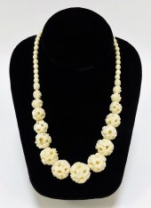 CHINESE CARVED PIERCED BEAD BO