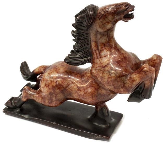CHINESE CARVED & POLISHED SOAPSTONE