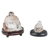 CHINESE CARVED ROCK CRYSTAL BU