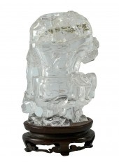 CHINESE CARVED ROCK CRYSTAL CO