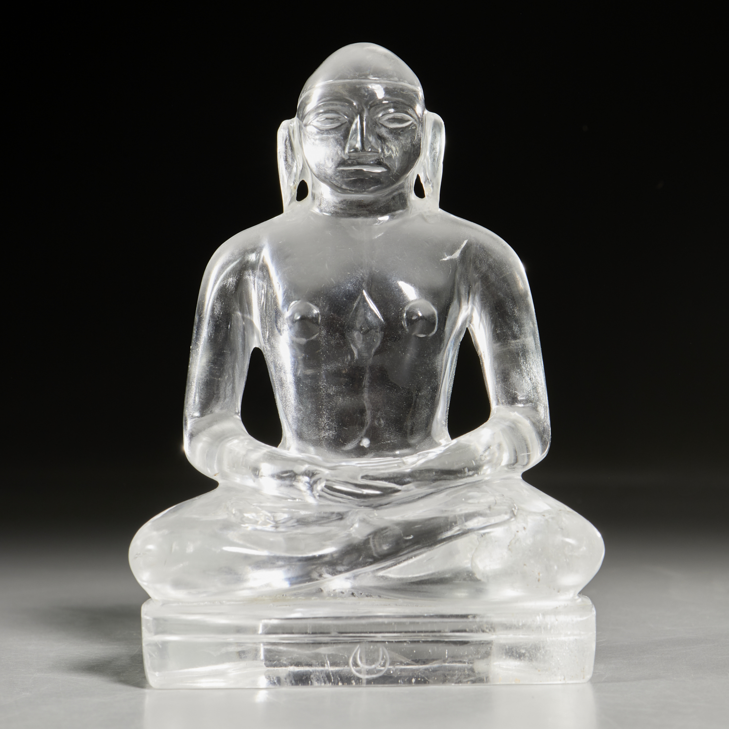 CHINESE CARVED ROCK CRYSTAL