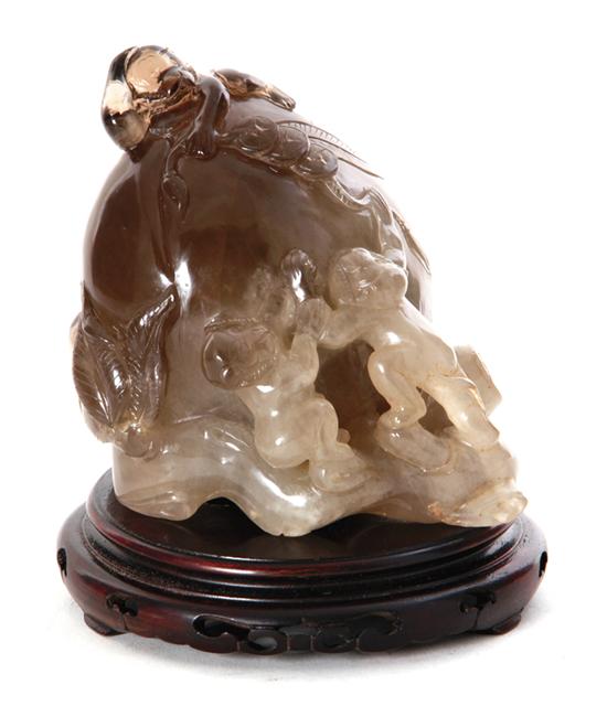 Chinese carved rock crystal