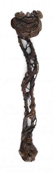 CHINESE CARVED ROOTWOOD RUYI S