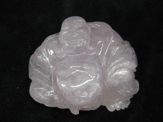 Chinese Carved Rose Quartz