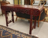 CHINESE CARVED ROSEWOOD ALTAR