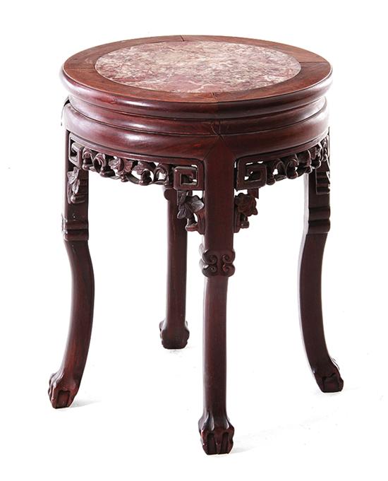 Chinese carved rosewood and