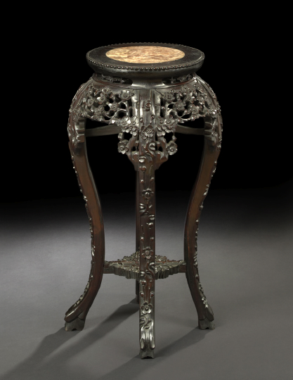 Chinese Carved Rosewood and