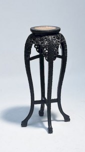 CHINESE CARVED ROSEWOOD FERN S