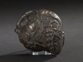 Chinese Carved Rosewood Fruit-