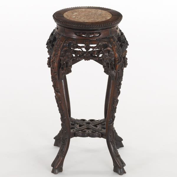 CHINESE CARVED ROSEWOOD