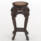 CHINESE CARVED ROSEWOOD OCCASI