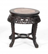 CHINESE CARVED ROSEWOOD TABORE