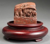 CHINESE CARVED SHOUSHAN/SOAPST
