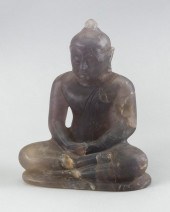 CHINESE CARVED SMOKEY QUARTZ F