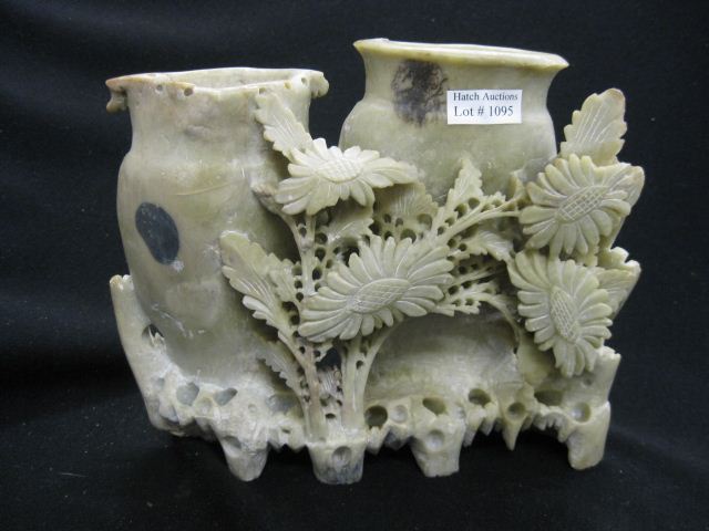 Chinese Carved Soapstone Figural