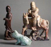CHINESE CARVED SOAPSTONE FIGUR