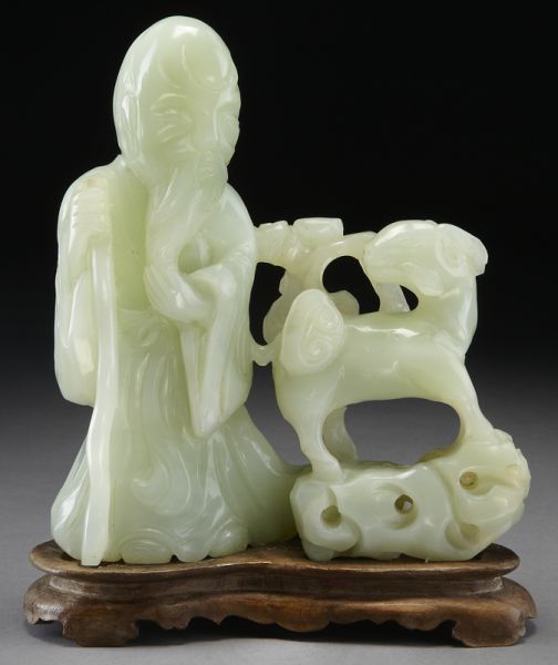 Chinese carved soapstone God of