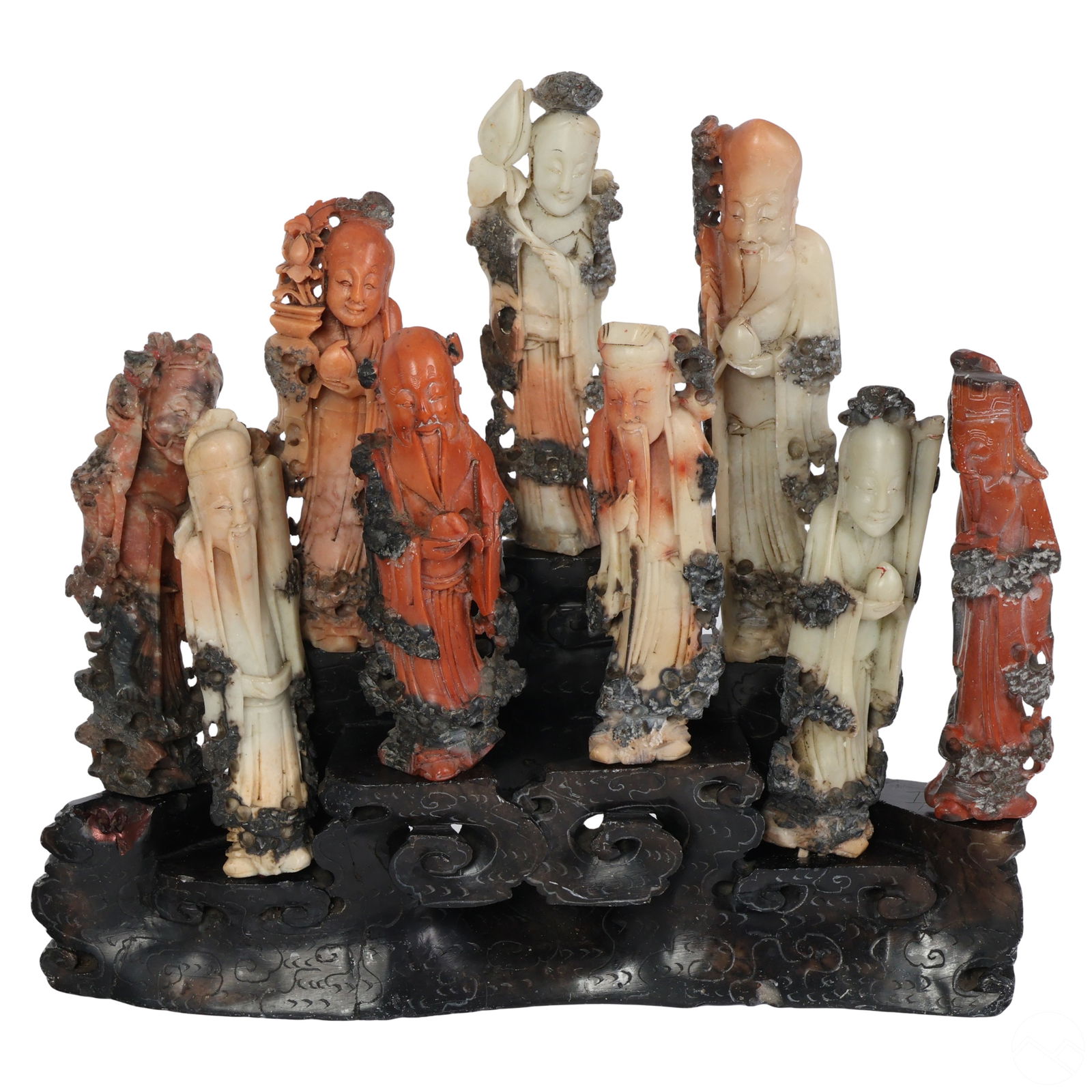 CHINESE CARVED SOAPSTONE IMMORTAL