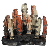 CHINESE CARVED SOAPSTONE IMMOR