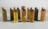 CHINESE CARVED SOAPSTONE SEALS