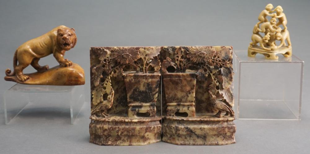 CHINESE CARVED SOAPSTONE