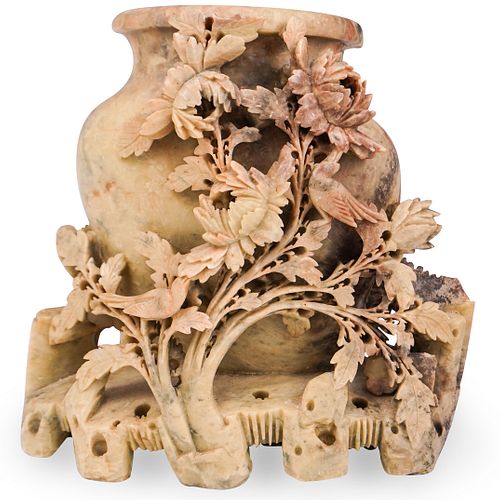 CHINESE CARVED SOAPSTONE