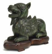CHINESE CARVED SPINACH GREEN H