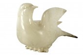 CHINESE CARVED STONE BIRDCondi