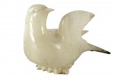 CHINESE CARVED STONE BIRDCondi