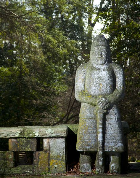 Chinese Carved Stone Spirit Road