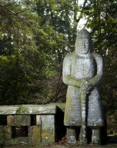 Chinese Carved Stone Spirit Ro
