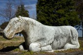 Chinese Carved Stone Spirit Ro