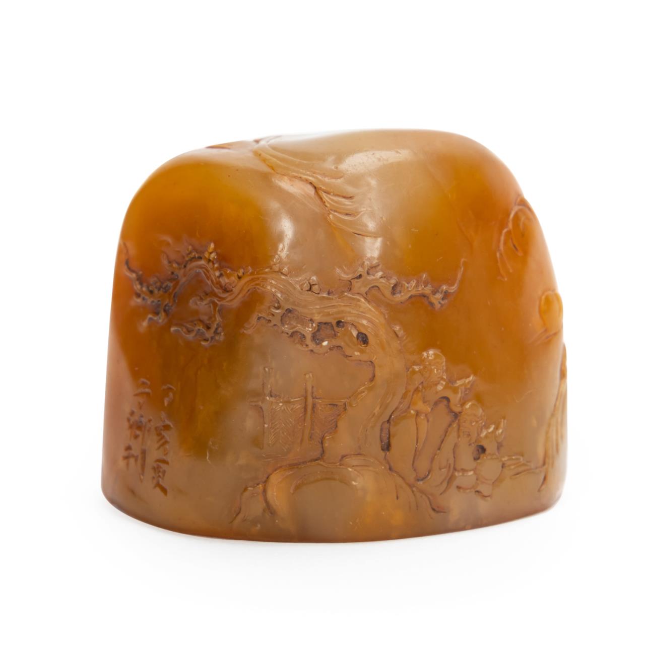 CHINESE CARVED TIANHUANG STONE SEAL