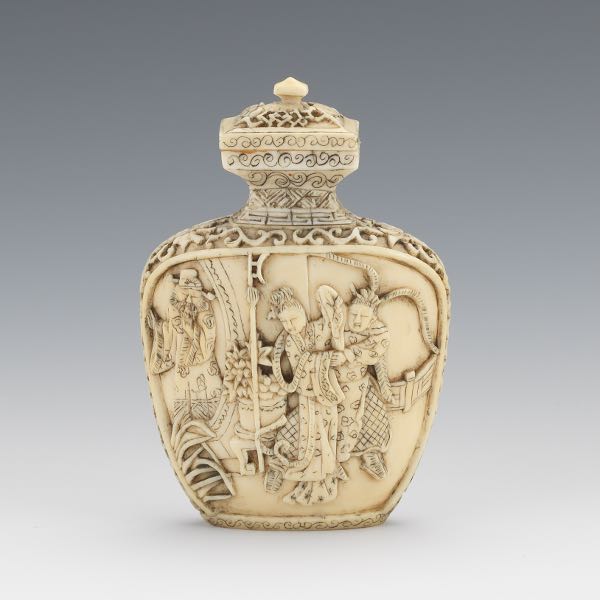 CHINESE CARVED WALRUS TASK
