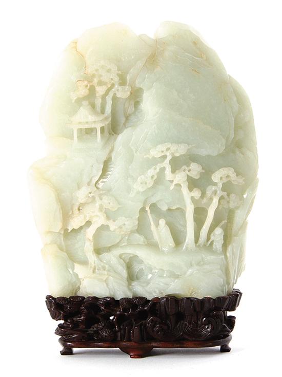 Chinese carved white jade