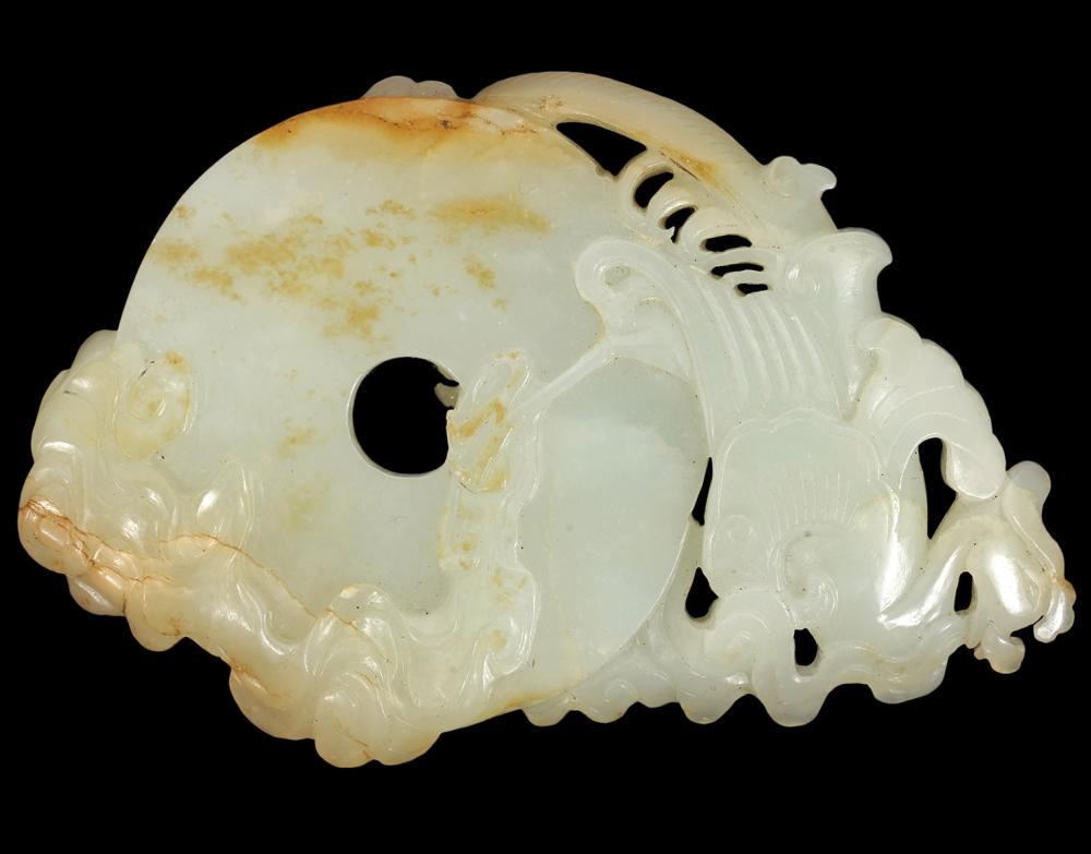 CHINESE CARVED WHITE JADE
