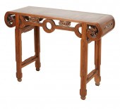 CHINESE CARVED WOOD ALTAR TABL
