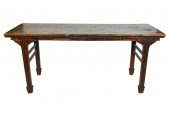 CHINESE CARVED WOOD ALTAR TABL