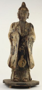 Chinese Carved Wood Buddha19th