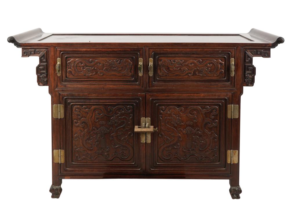 CHINESE CARVED WOOD