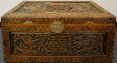 CHINESE CARVED WOOD CAMPHOR LI