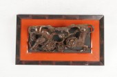 CHINESE CARVED WOOD PANELChine