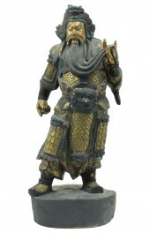 CHINESE CARVED WOOD SCULPTURE
