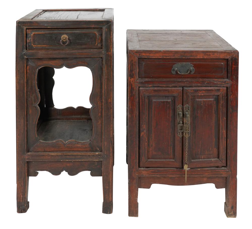 CHINESE CARVED WOOD STAND &